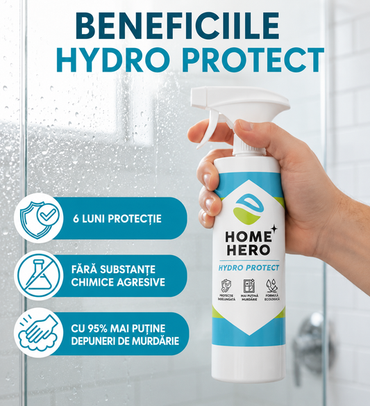 HydroProtect - un scut inovator ce ține departe murdăria!