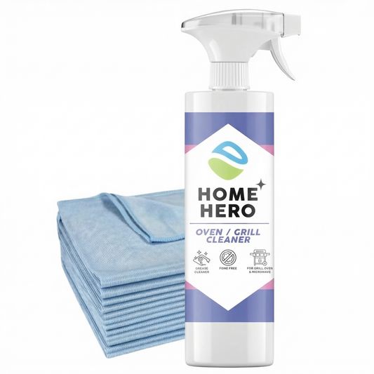 Oven & Grill Cleaner – Curăță Rapid Grăsimea Arsă & Murdăria | Soluție Puternică pentru Cuptor, Grătar & Aragaz