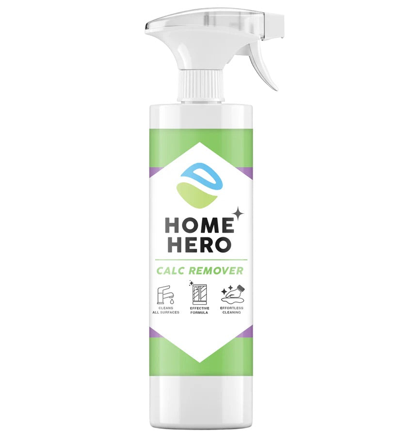 Home Hero Calc Remover – Elimină Instant Calcarul & Petele de Apă | Luciu Perfect pentru Baie & Bucătărie