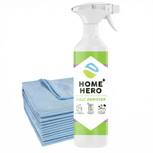 Home Hero Calc Remover – Elimină Instant Calcarul & Petele de Apă | Luciu Perfect pentru Baie & Bucătărie