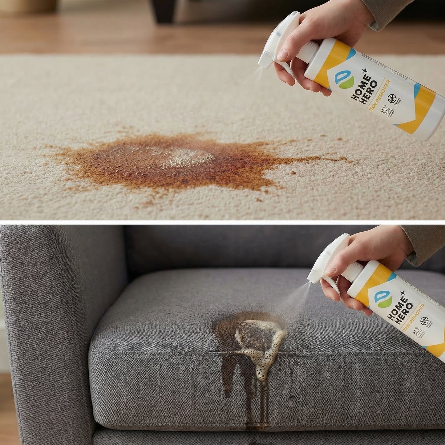 Stain Remover – Elimină Rapid Petele, Urina de Animale & Murdăria | Curățare Eficientă pentru Textile & Piele