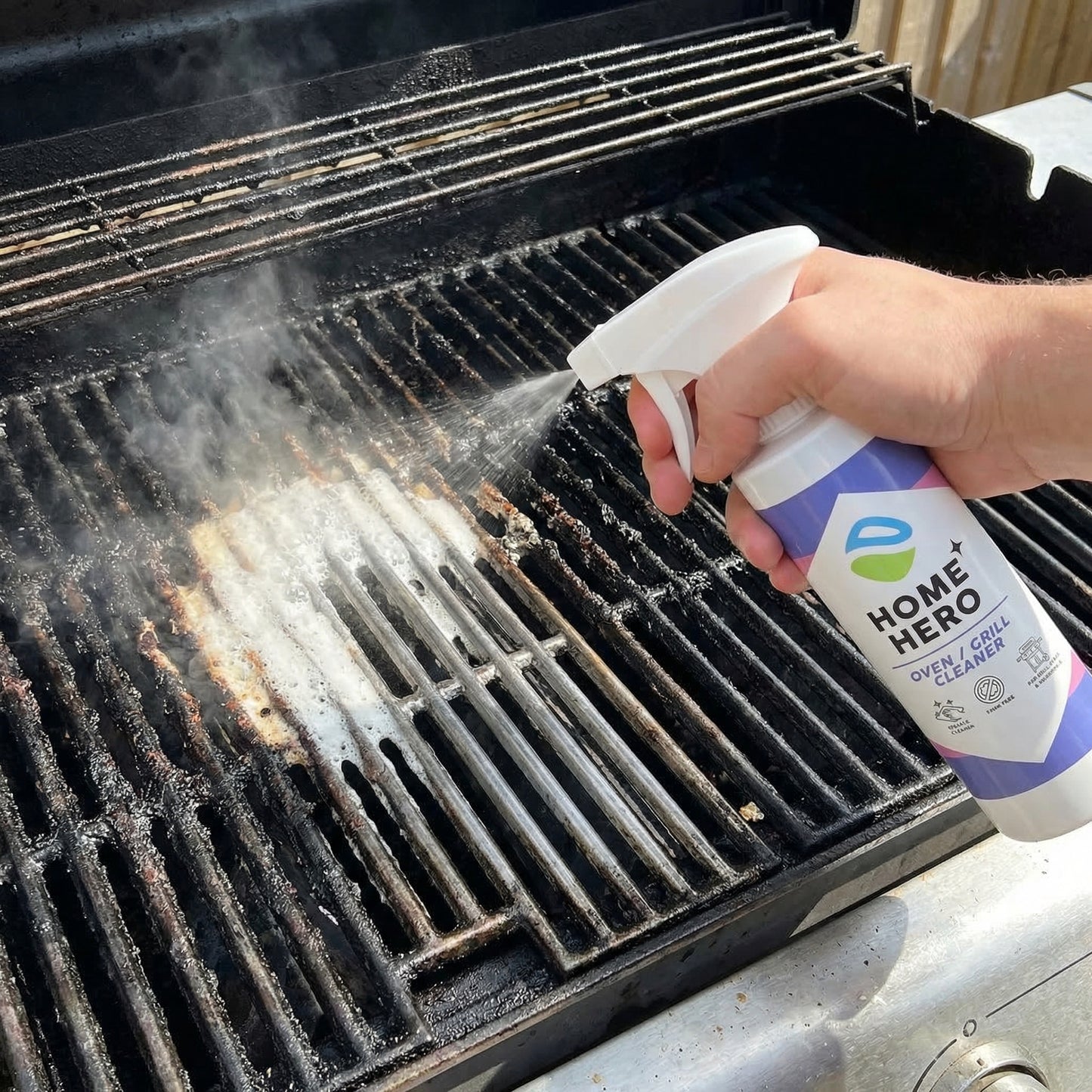 Oven & Grill Cleaner – Curăță Rapid Grăsimea Arsă & Murdăria | Soluție Puternică pentru Cuptor, Grătar & Aragaz