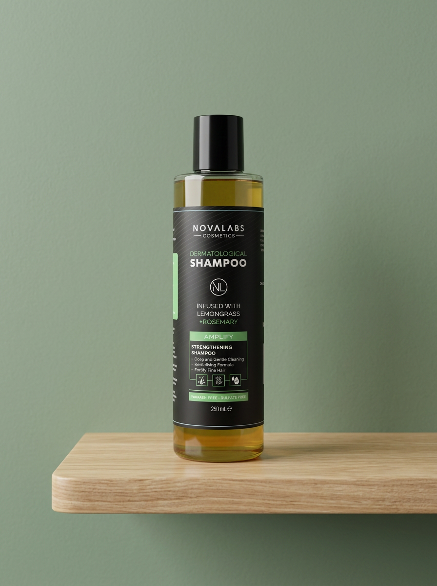 Sampon Pentru Par Organic Amplify Cu Lemongrass Si Rozmarin