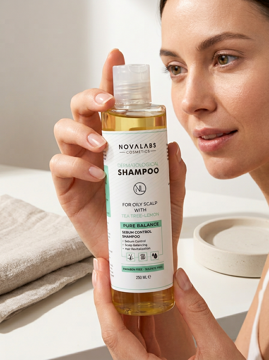 Șampon organic PureBalance - Reglează Producția De Sebum
