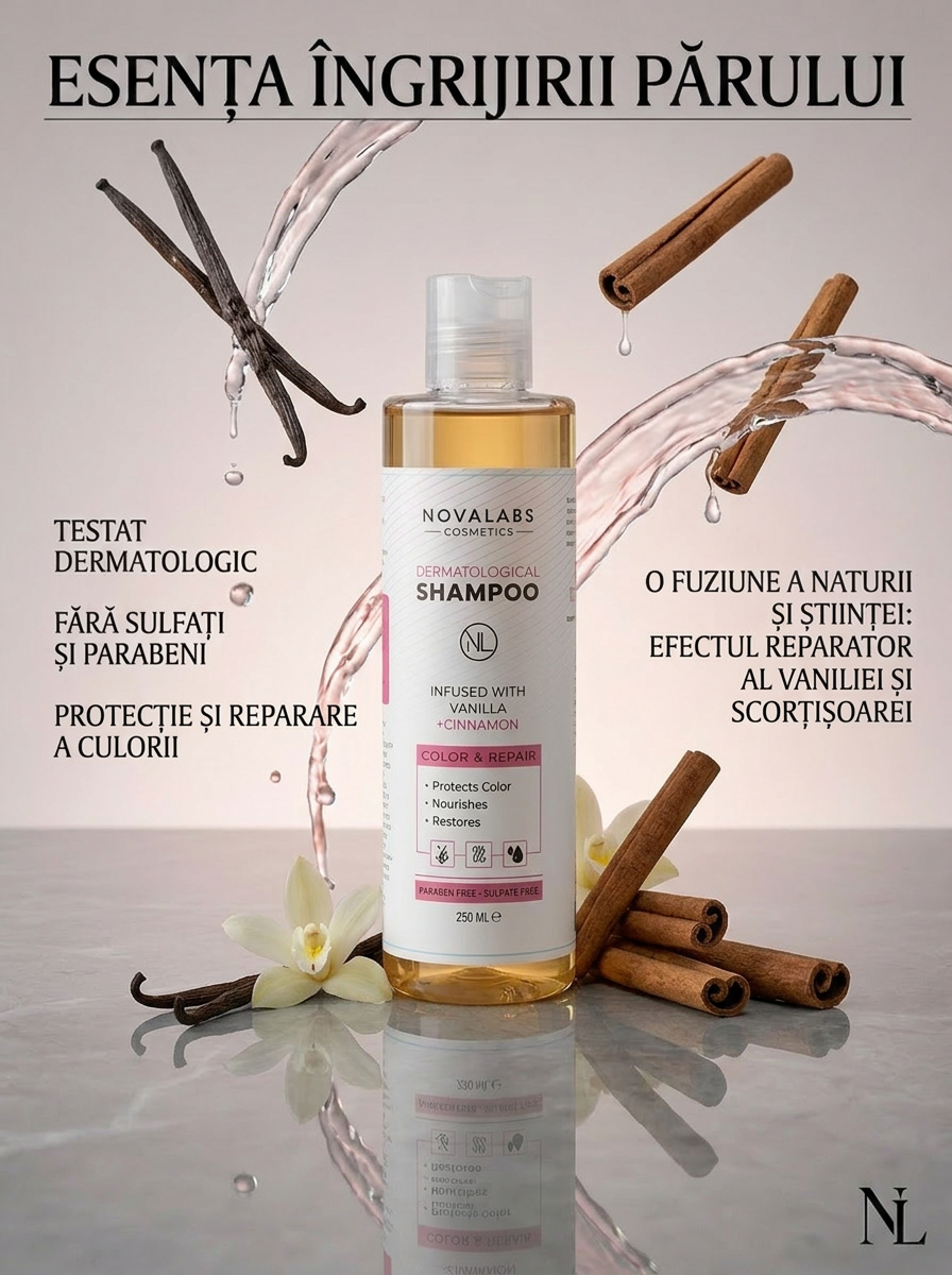 Sampon Organic Color & Repair Pentru Protejarea Culorii Si Repararea Parului Vopsit