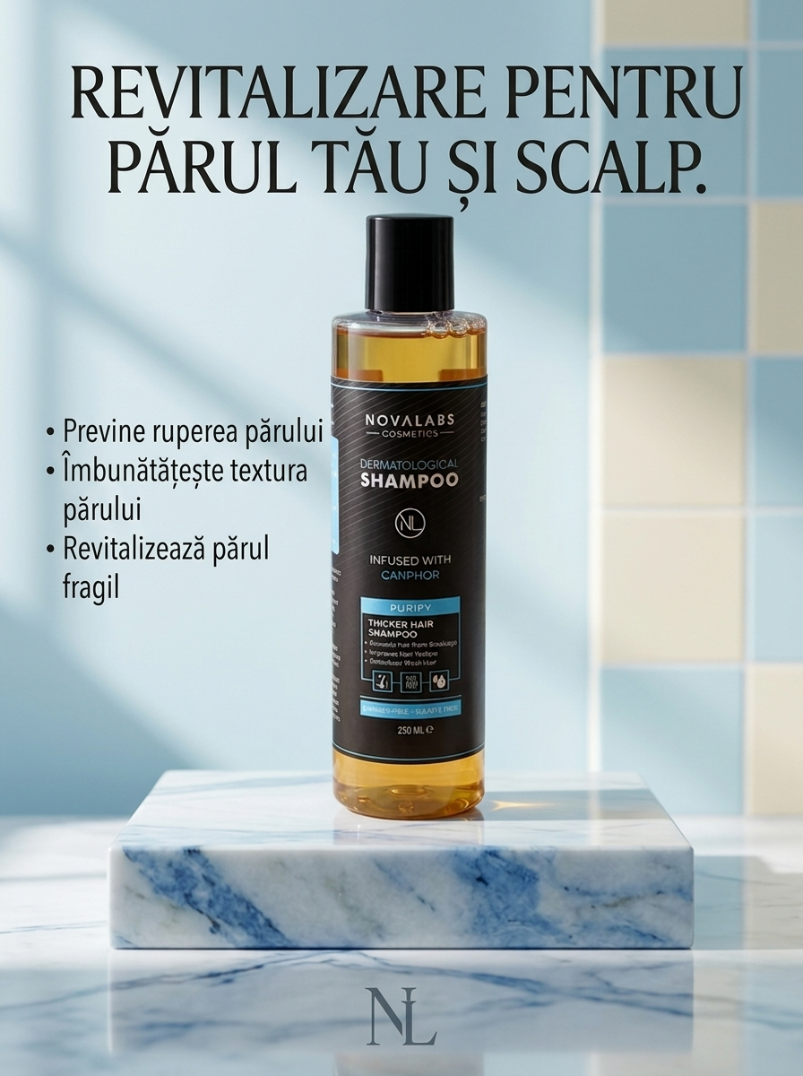 Șampon Organic Purify - Special creat pentru lupta împotriva căderii părului